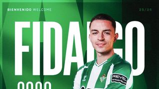 Álvaro Fidalgo ya dejó Coapa y fue presentado en su nuevo club. El Real Betis pagó 2 millones de dólares al Club América.