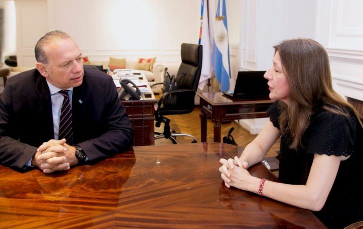 Sergio Berni y Sabina Frederic.