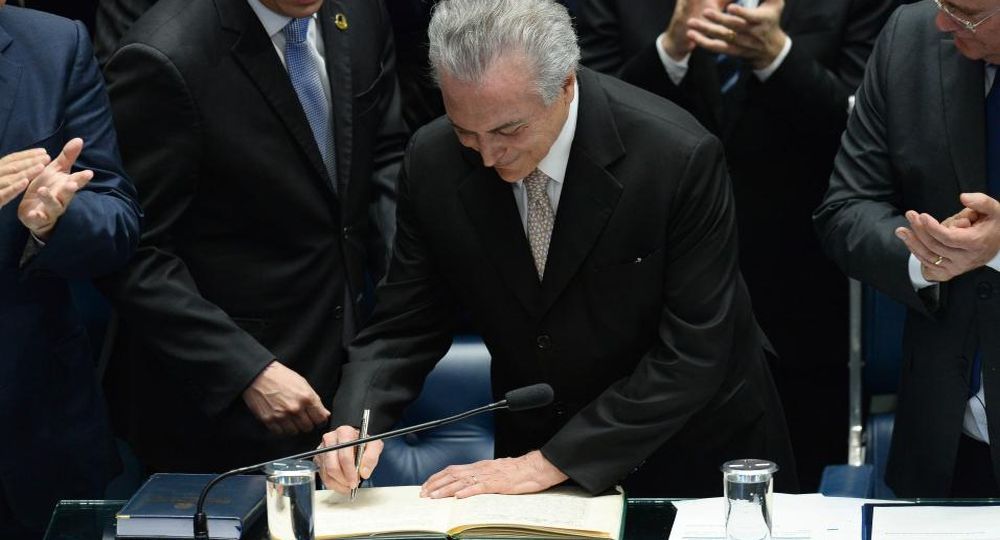 Imagen de archivo. Michel Temer, presidente de Brasil.