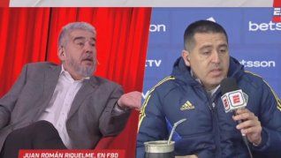 Riquelme dejó plantado a Vignolo al aire por un comentario del Chavo Fucks