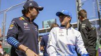 Checo Pérez mantiene una buena relación con Yuki Tsunoda.