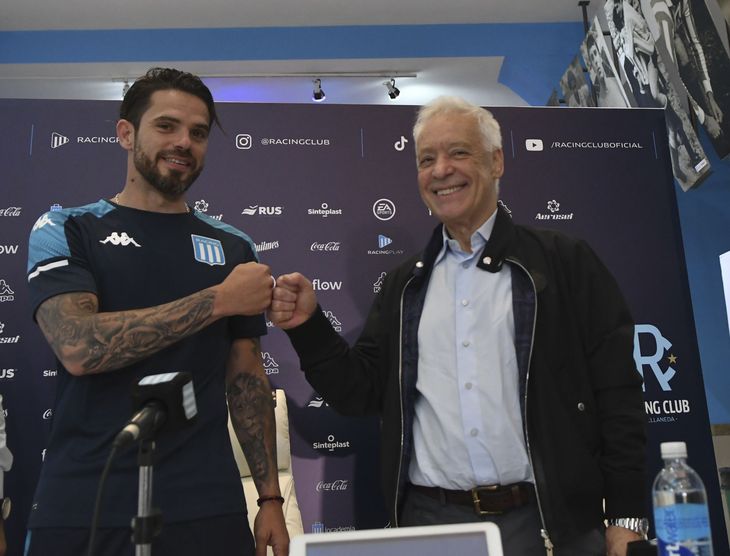 Gago llegó a un acuerdo para renovar su contrato con Racing