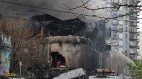 Así quedó el edificio incendiado en La Plata