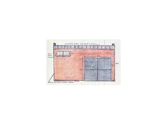 El Ministerio de Seguridad bonaerense difundió un croquis con las características dela construcción en donde habría estado secuestrado Gerez.