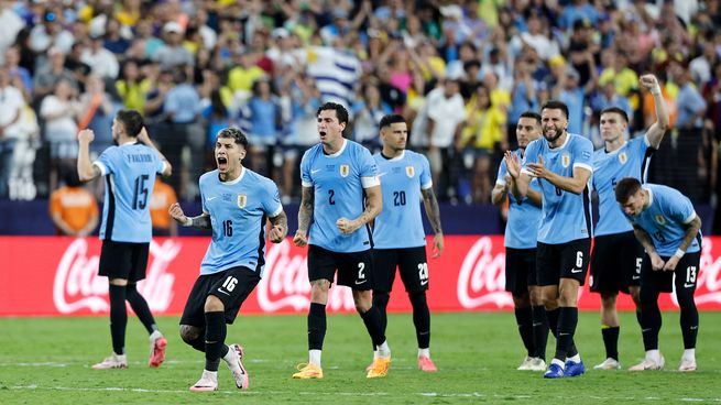 Todo Celeste. El duelo de campeones del mundo ante Brasil quedó para Uruguay.