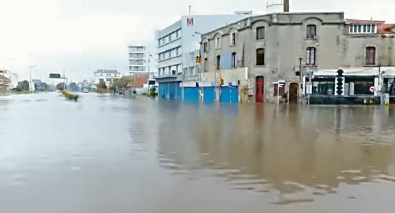 Comodoro y Mar del Plata, hoy sin clases por fuerte temporal