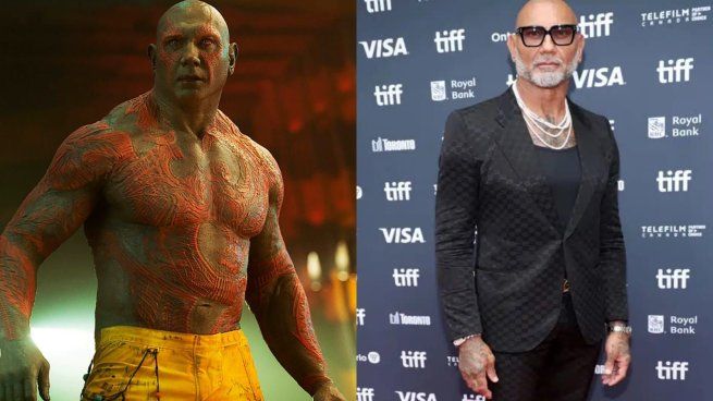 El notable cambio fisico de Dave Bautista.&nbsp;