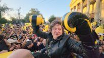 Javier Milei en San Luis.