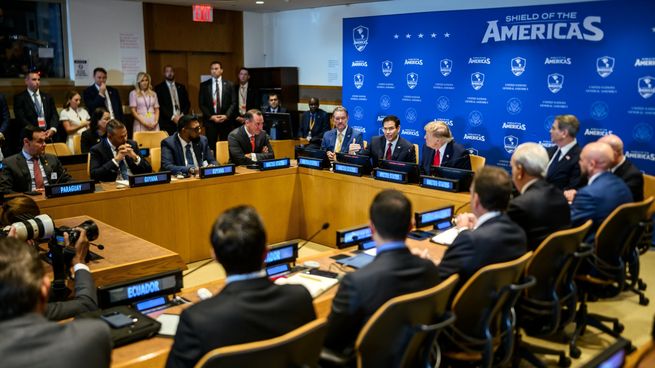 Javier Milei y Donald Trump compartieron la sesión extraordinaria del Escudo de las Américas.