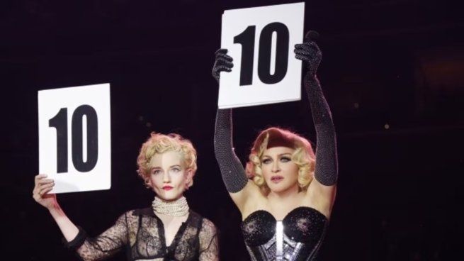 Actress Julia Garner gave new details about Madonna’s biopic