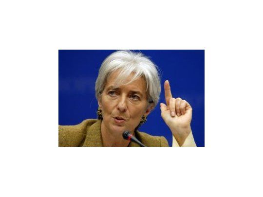 La directora del FMI, Christine Lagarde.
