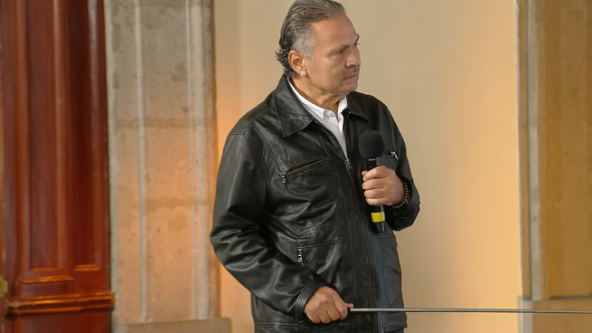 Octavio Romero, titular del Infonavit, en la Mañanera.