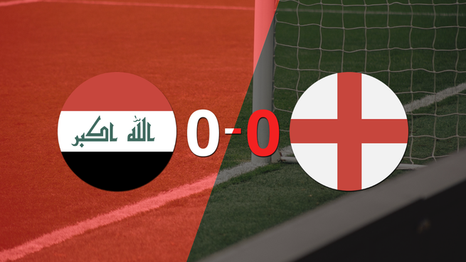 Irak no pudo con Inglaterra y empataron sin goles