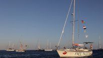 La flotilla, integrada por activistas y figuras internacionales, fue rodeada y abordada por la Marina israelí frente a la costa de Gaza.