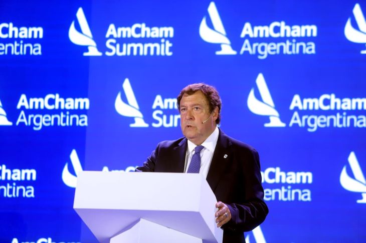 Alberto Weretilneck en el AmCham Summit 2026. Alberto Weretilneck en el AmCham Summit 2026.