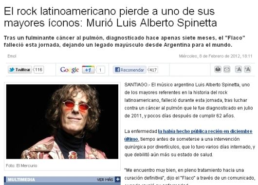 El Mercurio de Chile.
