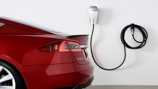 Cargador eléctrico en Pinamar.&nbsp;