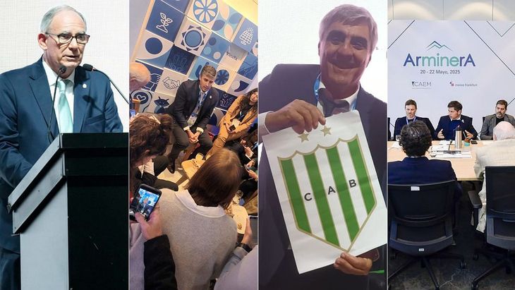 Luis Lucero atajó las críticas de los mineros durante la cena de CAEM en restaurant El Central, de La Rural. El australia-argentino Jó-se Morea tuvo su bautismo con la prensa minera. Roberto Cacciola lleva su fanatismo por Banfield al trabajo. Axel Kicillof, a puerta cerradas con proveedores locales. 