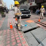 Obreros trabajando en beneficio de los mexicanos.&nbsp;