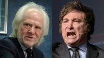 Juan Carlos Blumberg y Javier Milei.&nbsp;