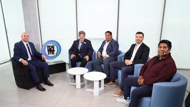 El proveedor minero de la Puna – GVH, LuisVacazur; el presidente de la Federación Argentina de Proveedores Mineros,Manuel Gómez Bello; el cofundador de General Water Company, Pablo Martelli; yel CEO de Dreicon, Alejandro Bellorini, formaron parte del panel de cierre deÁmbito Debate sobre Energía y Minería.