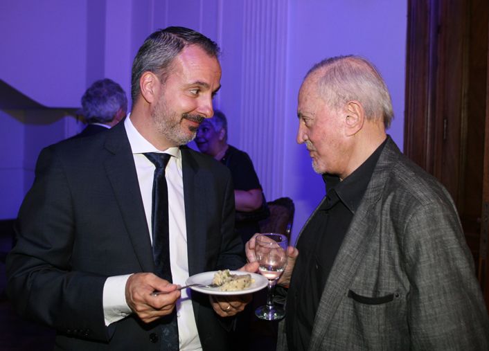 Federico Facello, Gerente de Negocios Indalo Media, junto a Orlando Vignatti.