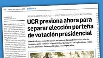 Anticipo. El radicalismo que anima candidatura de Lousteau comenzó a solicitar elecciones separadas, tal como anticipó este diario.
