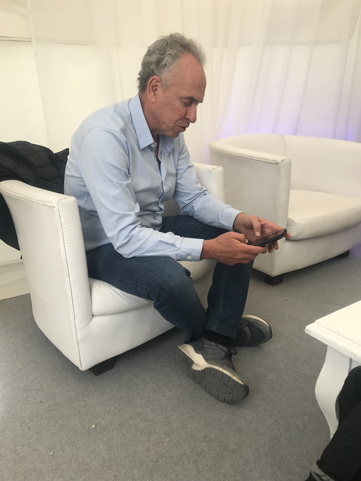 El presidente de Pampa Energía Marcelo Mindlin en diálogo con la prensa. El presidente de Pampa Energía Marcelo Mindlin en diálogo con la prensa.