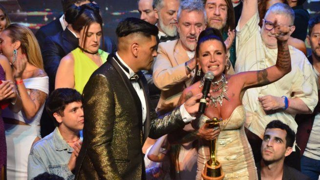 Florencia Peña dejo un mensaje al Gobierono es su discurso. 