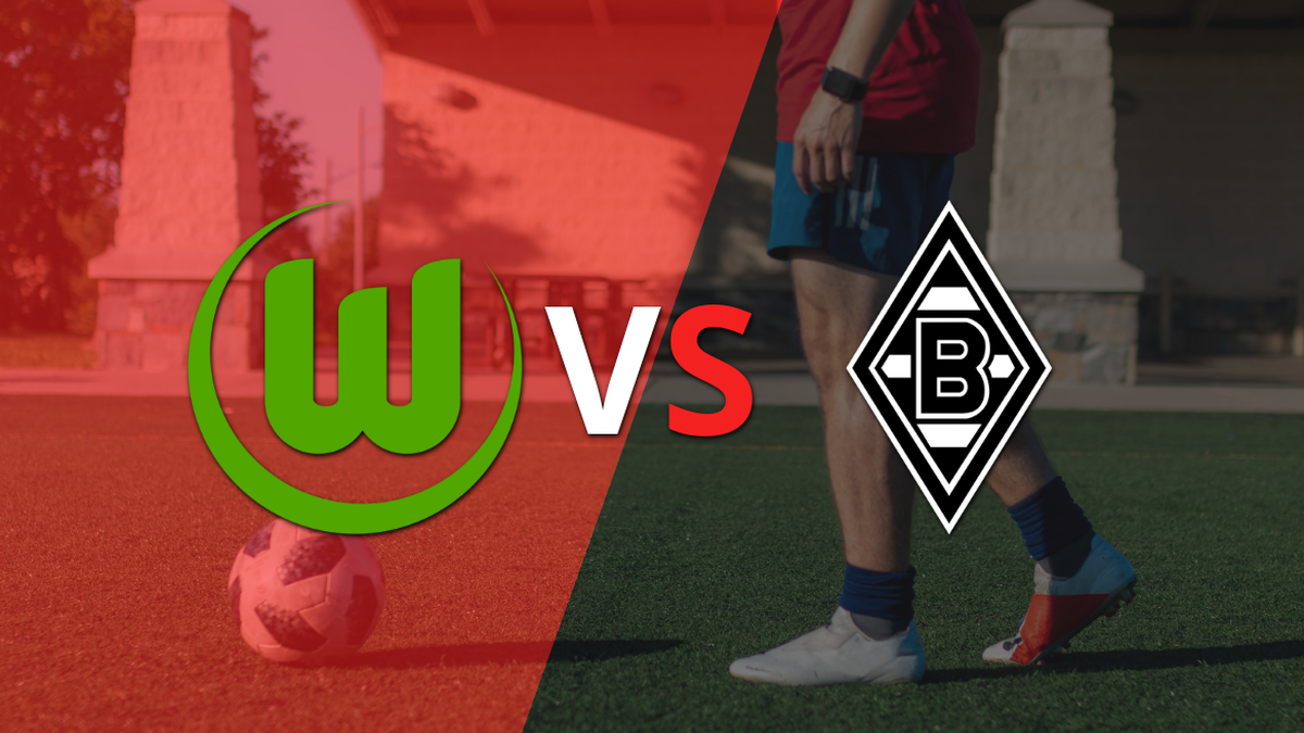 B. Mönchengladbach defeats Wolfsburg 2 to 1 at the Volkswagen Arena stadium