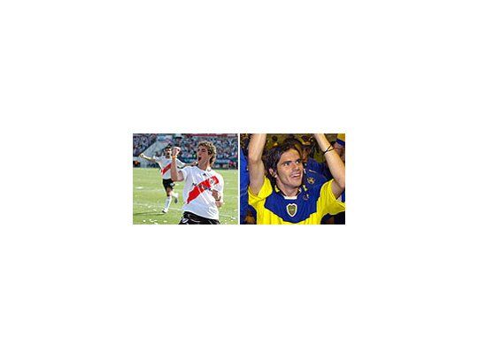 Gonzalo Higuaín y Fernando Gago, estrellas del fútbol local