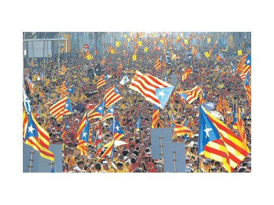 Con fenómenos como los movimientos secesionistas de Escocia y Cataluña (foto) como telón de fondo, el continente tiene el desafío de mantener el espíritu de unidad político-económica de la Unión Europea.