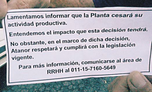 Atanor cerró dos plantas y se enfocará en el negocio de los agroquímicos (foto 1)