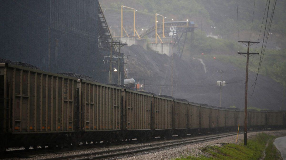 a sulfur freight train derailed and caught fire