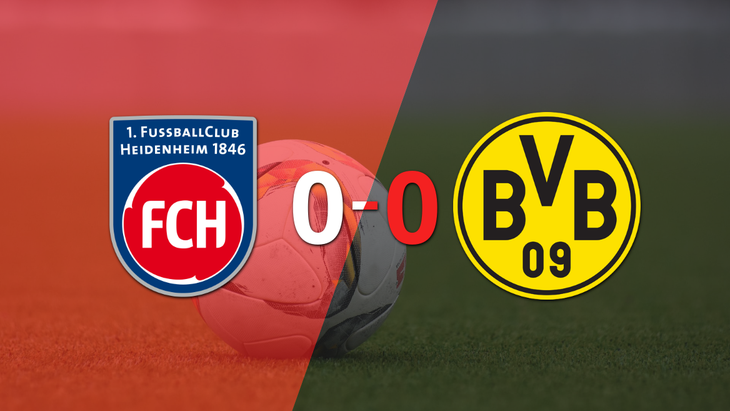 Heidenheim y Borussia Dortmund igualaron sin goles en el marcador