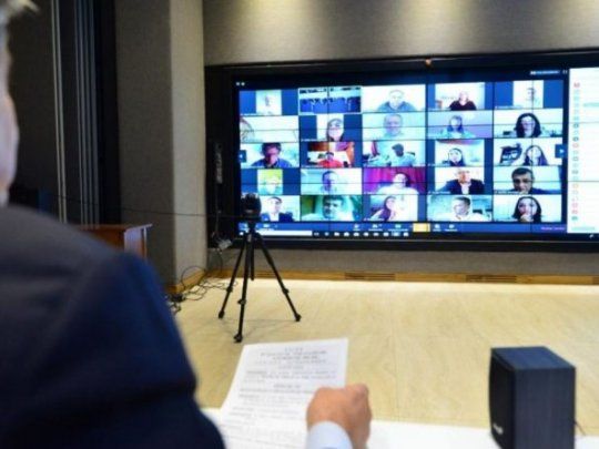 Mendoza dio el primer paso en sesiones por teleconferencia.