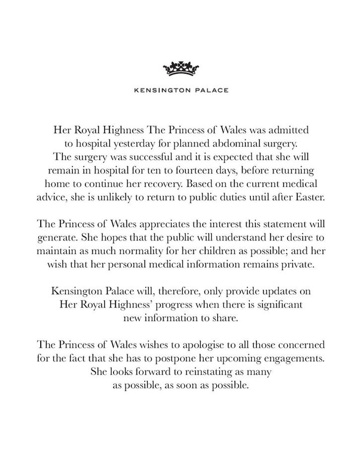 Statement shared by the official account of the Prince and Princess of Wales. Statement shared by the official account of the Prince and Princess of Wales.