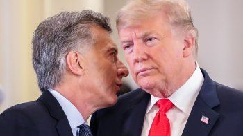 El presidente, Mauricio Macri y su par de EEUU, Donald Trump.
