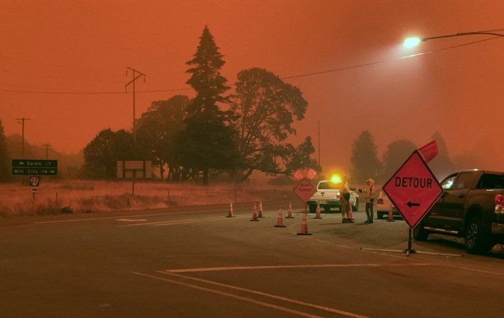 Postales de Oregon.&nbsp;