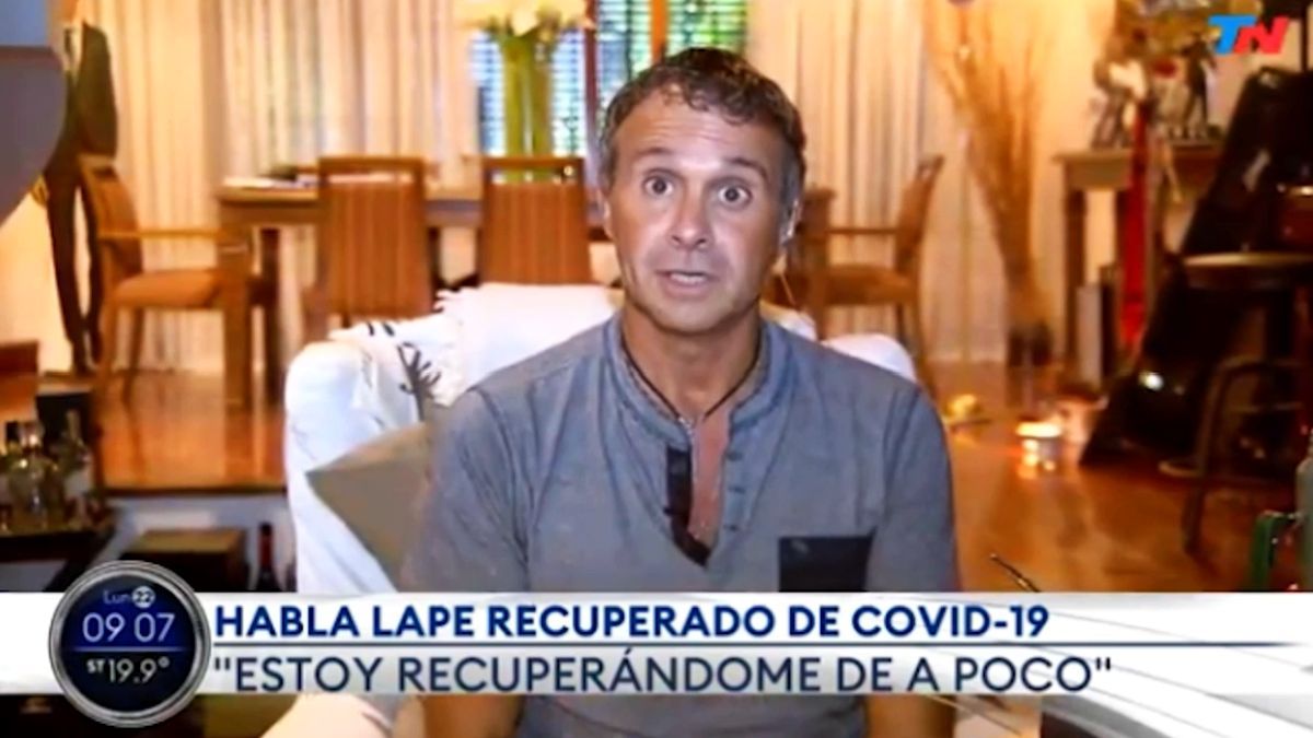Sergio Lapegüe, tras recibir el alta médica: