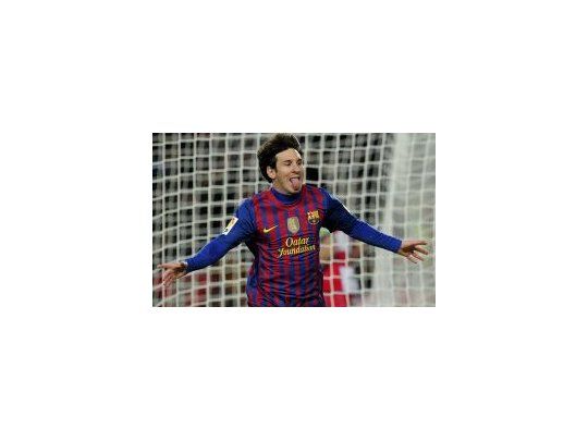 Otro grito histórico. Messi anotó su gol 234 en partidos profesionales y alcanzó a César Rodríguez como goleador histórico de Barcelona.