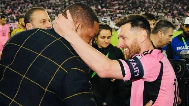 Will Smith conoció a Lionel Messi en un partido del Inter Miami