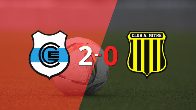 Derrota de Mitre (SE) por 2-0 en su visita a Gimnasia (J)