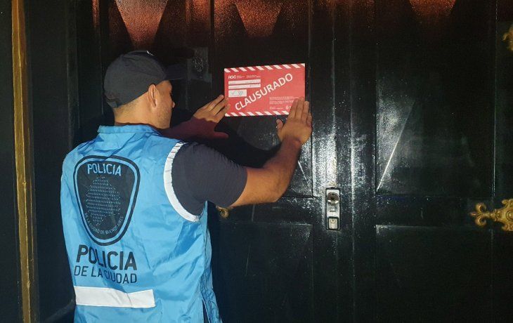 Clausuras en la Ciudad de Buenos Aires por no respetar medidas contra el Coronavirus.&nbsp;