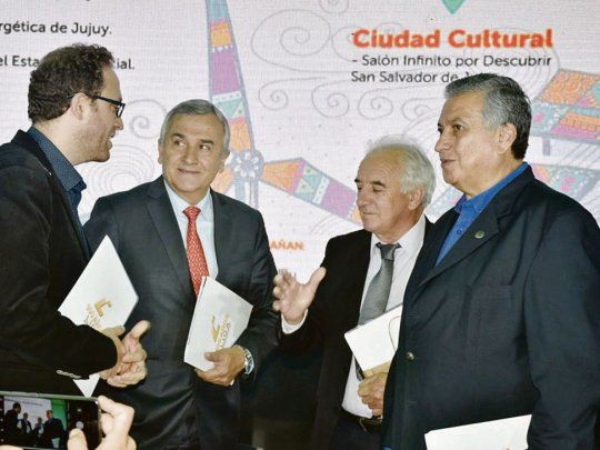 apuesta. Morales, ayer en un congreso de energías renovables. El 9 de junio buscará reeditar, junto a Carlos Haquim, el triunfo de 2015, cuando le arrebató al peronismo el poder que ostentaba desde 1983.