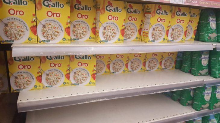 Falta de precios en las góndolas