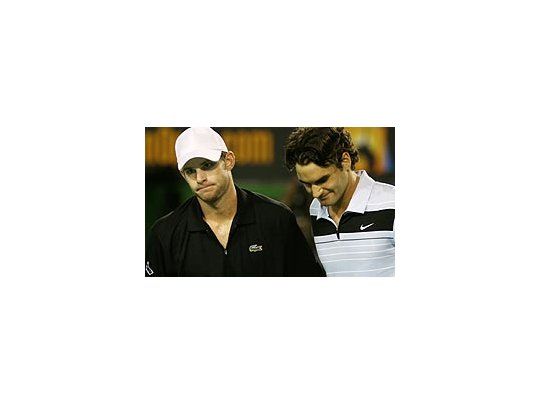 El rostro de Roddick refleja la impotencia del estadounidense ante el número 1 del mundo
