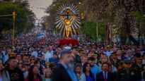 salta: miles de creyentes recorrieron las calles junto a las imagenes del senor y la virgen del milagro