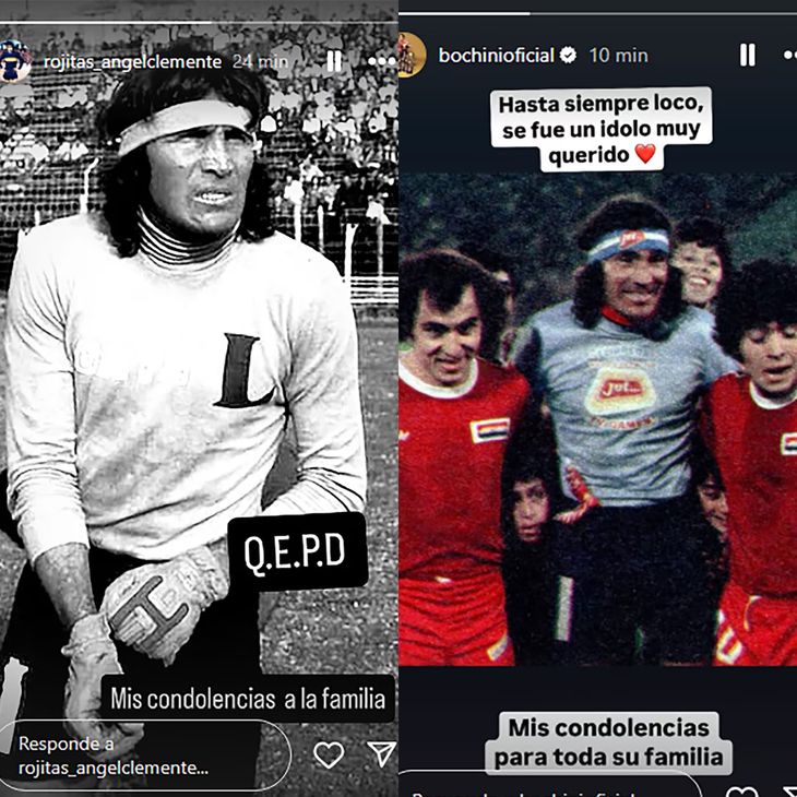 The messages of Ricardo Enrique Bochini and Ángel Clemente Rojas to fire Hugo Gatti. The messages of Ricardo Enrique Bochini and Ángel Clemente Rojas to fire Hugo Gatti.