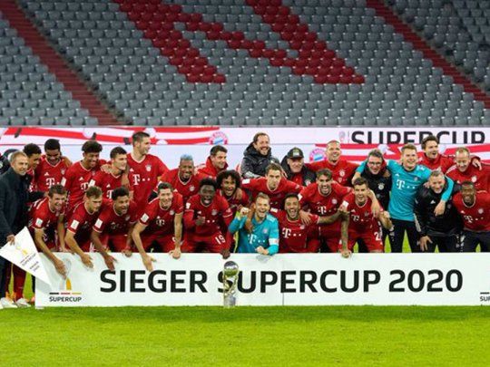 Bayern Munich salió campeón de la Supercopa de Alemania, su quinto título en el año.